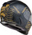 Z1R Warrant Sombrero Helmet - Black/Gold - Small