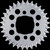 Vortex Aluminum Rear Sprocket 32 Tooth - '17-'23 Kawasaki Z 125 Pro - Silver