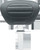 Deluxe Touring Removable Driver Backrest - Black W/Gun Metal Stitching