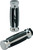 Grips - Straight - Rubber - Cable - Chrome