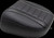 Deluxe Touring Passenger Seat - Black Stitch - Carbon Fiber Inlay - FLH/FLT '23-'24