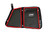 PRP Door Bags with Knee Pads for Polaris RZR Rear Passenger Side - Black/Red