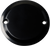 Points Cover - Smooth - 2 Hole - Black Anodized
