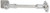Performance Machine Rod Anchor for Universal Bracket - Chrome
