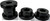 La Choppers Bushings Solid Riser Blk 6020576