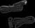 Drag Specialties Lights Mkr Mb Wh/Amb Flt
