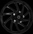 Wheel Front Hurricane Dual Disc W/O Abs Blk 21" 00-07 Tour
