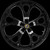 Wheel Front Largo 3D Dual Disc W/O Abs Black 21" 08-23 Tour