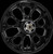 Wheel Rear Largo 3D Single Disc W/Abs Black 18" 09-23 Tour