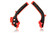 Acerbis 16-19 KTM 125-450 SX/SX-F/XC-F/XC/ XC-W/EXC-F/ 17-19 Husq Frame Guard X Grip - Orange/Blk