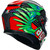 AGV K3 Kamaleon Helmet - Black/Red/Green - 2XL