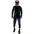 100% Ridecamp Long Sleeve Jersey- Black/Charcoal- SM