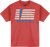 Icon Invasion Stripe T-Shirt - Red - Medium