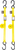 Standard Tie-Downs - 1" x 5-1/2' - Yellow