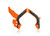 Acerbis 20-23 KTM XCF-W/ XC-W/ EXC/ EXC-F Frame Guards- X-Grip - 16 Orange/Black