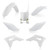 Cycra 5-Piece Replacement Kit Honda - White