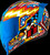 Icon Airflite Helmet - Flyboy - Blue - Large