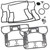 S&S Cycle Passenger 2 into 2 Grand National Formed Bracket Footrest