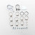 S&S Cycle .260in x .425in x .060in Flat Chrome Washer Steel