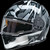 Z1R Warrant Snow Helmet - Neuron - Gray/White - XXL
