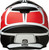 Z1R Rise Helmet - Flame - Red - Large