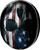 Z1R Vagrant Helmet - USA Skull - Black - XL