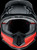 Z1R Youth F.I. Helmet - Fractal - MIPS? - Matte Black/Red - Large