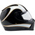 Biltwell Lane Splitter 22.06 Helmet - Gloss Black/White Flames - Large