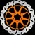 ROTOR 13"NB WAVE FL ORANGE