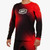 100% Rcore Long Sleeve Jersey- Black/Red-SM