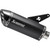 AKRAPOVIC Slip-On Line Muffler - Titanium - Black 18112903