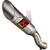 AKRAPOVIC Slip-On Line Muffler - Titanium End Cap