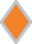 Voss Signs Orange Plastic Reflective Snowmobile Trail Blazer Diamond 264 RB OR