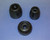 Yates Rubber Roller End Cap 1/2" Bore (1-3/4" X 2-1/2") 220-4