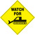 Voss Signs Yellow Plastic Reflective Sign 12" - Watch Groomer 496 WG YR