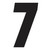 Factory Effex Fx 2015 Numbers Factory 4" Black 7 08-90007