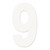 Factory Effex Fx 2015 Numbers Pro 5" White 9 03-0209