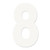 Factory Effex Fx 2015 Numbers Pro 7" White 8 21217