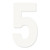 Factory Effex Fx 2015 Numbers Pro 7" White 5 20121