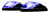 K&S Led Marker Lights Mini-Flush Mt. Blk Body Blue (1 Led) 25-9530