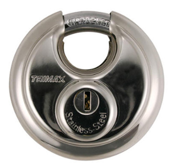 Trimax Stainless Steel Disk Storage Lock TRP170