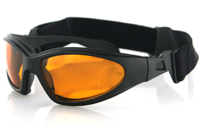 Balboa Gxr Sunglass Black Frame Anti-Fog Amber Lenses GXR001A