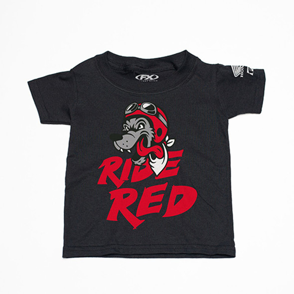 Factory Effex Honda Ride Red Wolf Toddler T-Shirt / Black (4T) 23-83324