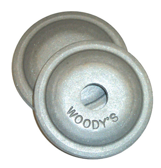 Woodys Round Aluminum Plate 5/16" X 1-3/8" Dia Pkg 24 AWA-3775