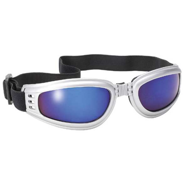 Pacific Coast Airfoil 9300 Series Black Goggles - Smoke Lens 9300