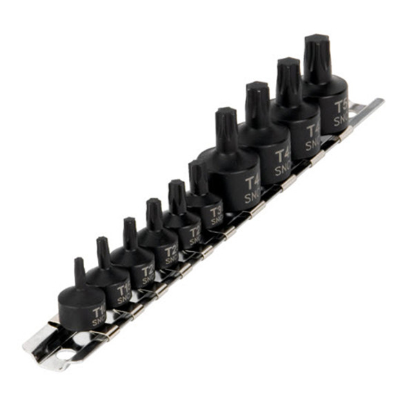 Performancetool 10Pc Impact Star Bit Skt Set W38961