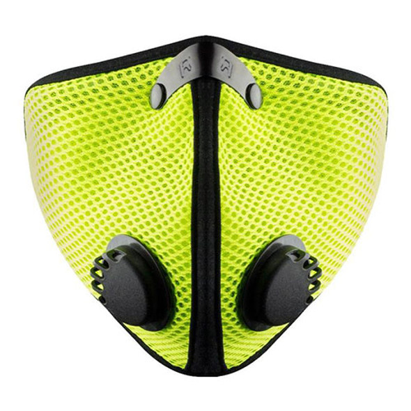 RZ Mask M2.5 Reusable Mesh Air Filtration Mask - Safety Green - Large 20412