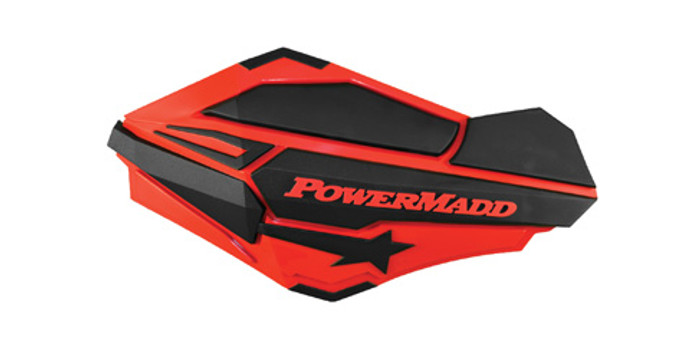 Powermadd Sentinel Handguards Red/Black-Polaris 34402