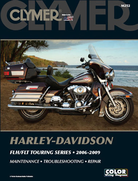 Clymer Manuals Hd Flh/Flt Touring Series 06'-09' M252