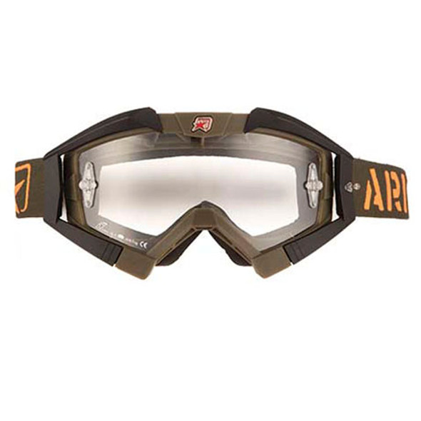 Ariete Mx Goggles Riding Crows Green Black 13950-VN15